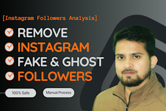identify and safely remove ghost, fake, bot followers from your instagram