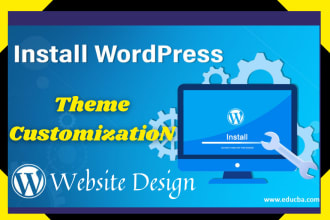 install wordpress theme customization responsive wordpress website design