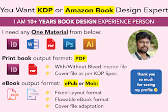kdp paperback and ebook format