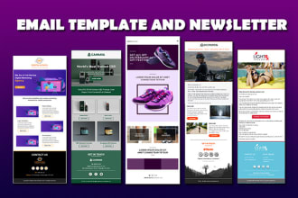 design and develop sendgrid and brevo email template