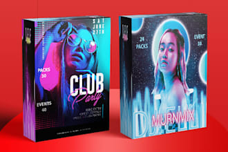design 3d product mockup and box mockup