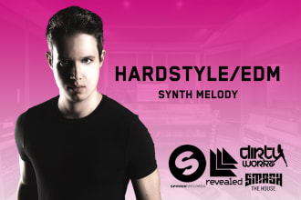 do a hardstyle or edm synth melody