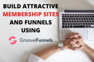 design your course membership sites on groovemember, groove funnel