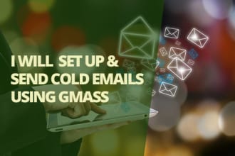 setup and send personalized cold emails using gmass