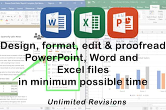 be your microsoft excel, word and powerpoint expert