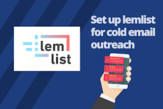 setup lemlist account for cold emails outreach