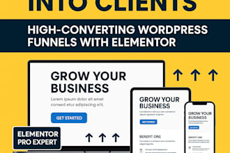 design a high converting sales funnel in wordpress using elementor