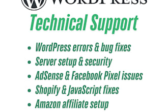troubleshoot adsense, wordpress website and shopify store