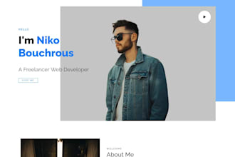 create a personal portfolio website or business website