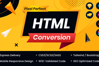 convert psd, xd, zeplin, figma, sketch to html