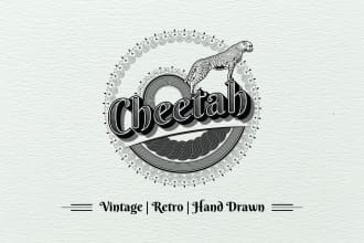 do vintage logo or vantage, retro, 80s, 90s