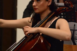 play and record the cello part for your music project
