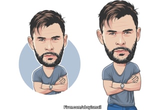 create bighead cartoon caricature from your photo
