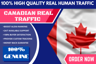 send keyword target canada website traffic with low bounce rate
