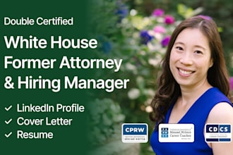 optimize your linkedin profile and write and design your resume and cover letter