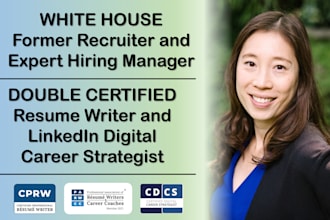 optimize your linkedin profile and write and design your resume and cover letter