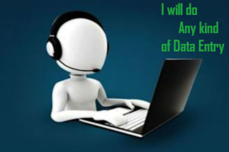 be your most EFFICIENT Data Entry Clerk for 2 Hours