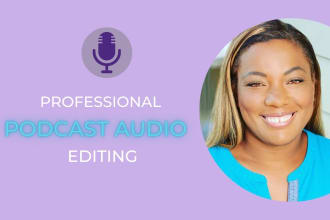 do podcast audio and video editing professionally