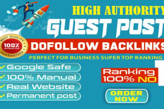 provide guest posting services on high da DR 50 plus