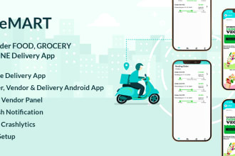 create food, medicine, grocery delivery app