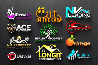 do professional modern business logo design, and redesign minimalist