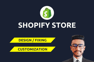 fix and customize your shopify store