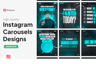design engaging and eye catching instagram carousel posts