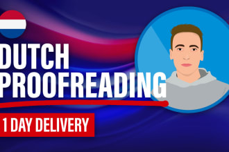 do a spelling check and correct your dutch text