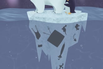 draw a textured illustration