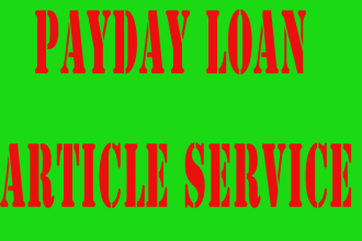 write awesome seo friendly articles on payday loans