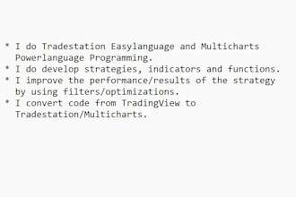 do tradestation easylanguage and multicharts programming