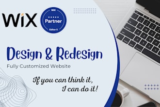 design and redesign wix website