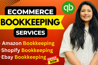provide monthly bookkeeping service for ecommerce amazon shopify ebay and etsy