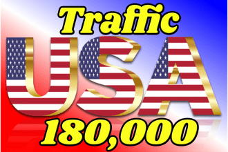 provide unlimited USA real human traffic for whole month