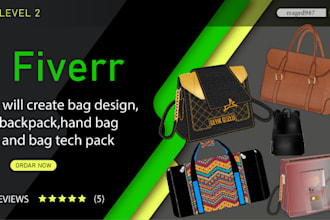 design all kinds of fashion and utility bags