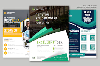 design a creative modern flyer in 12 hours