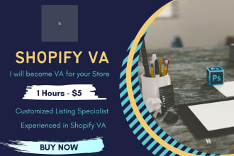 list products on shopify and become data entry VA