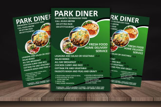 do creative flyer design and broucher