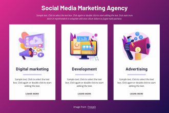 create digital marketing agency website
