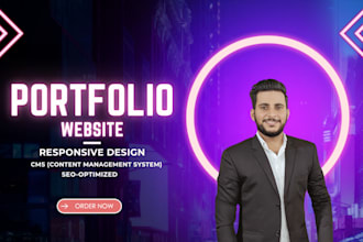 design and develop a professional resume or portfolio website