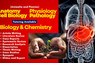 assist in anatomy physiology cell biology pathology, teach in biology, chemistry
