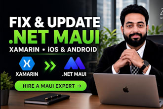 fix bugs and update your dot net maui or xamarin ios android app