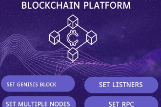 develop your personalized blockchain platform