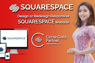 design or redesign squarespace website design