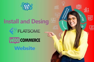 install and create woocommerce website by flatsome theme