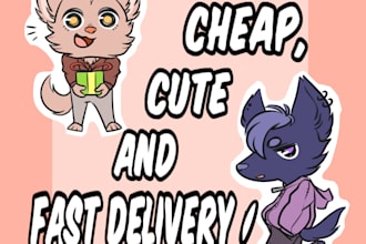 draw a cute furry chibi for you