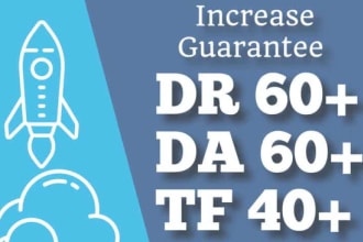 increase domain rating DR 60 da 50 tf 40 plus today