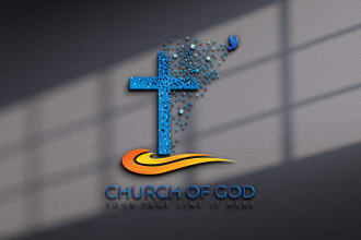do church christian logo design in 6 hours