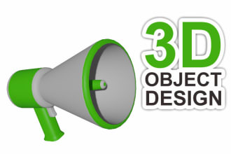 create 3d object low poly in cute style for any purpose