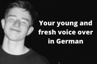 record your voice over in german